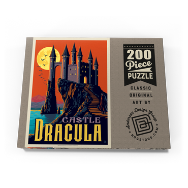 Darstellung des Puzzle Motivs Castle Dracula Moonlit Gothic Mystery 200 Puzzle Schachtel Ansicht3