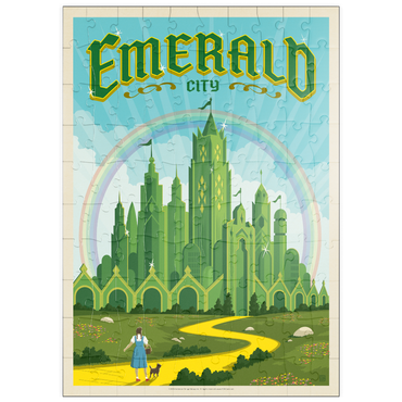 Darstellung des Puzzle Motivs puzzleplate Emerald City (The Land of Oz) 100 Puzzle