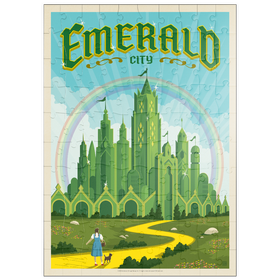 Darstellung des Puzzle Motivs Smaragdstadt (Das Land Oz) - Puzzleteile: 100