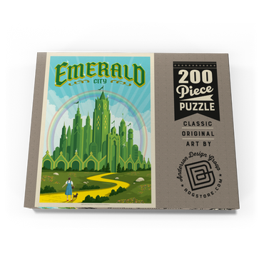 Darstellung des Puzzle Motivs Emerald City (The Land of Oz) 200 Puzzle Schachtel Ansicht3