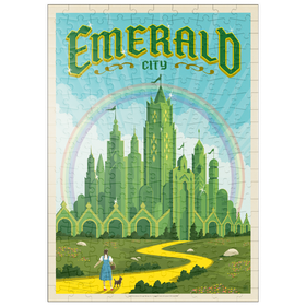 Darstellung des Puzzle Motivs Emerald Road to the Emerald City - Puzzleteile: 200