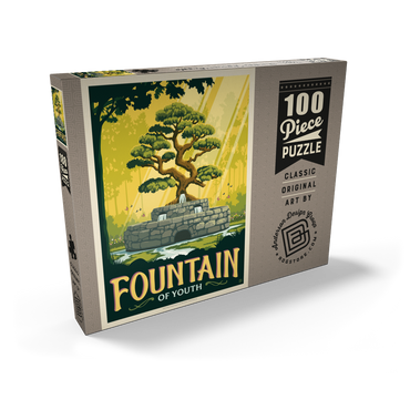 Darstellung des Puzzle Motivs Fountain Of Youth 100 Puzzle Schachtel Ansicht2