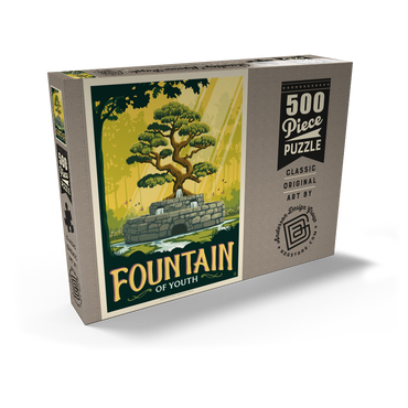 Darstellung des Puzzle Motivs Fountain Of Youth 500 Puzzle Schachtel Ansicht2