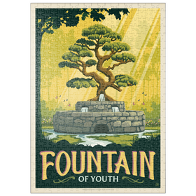 Darstellung des Puzzle Motivs Jungbrunnen - Puzzleteile: 500