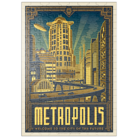 Darstellung des Puzzle Motivs Metropolis: Stadt der Zukunft - Puzzleteile: 200