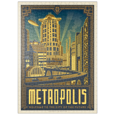 Darstellung des Puzzle Motivs puzzleplate Metropolis: City Of The Future 500 Puzzle