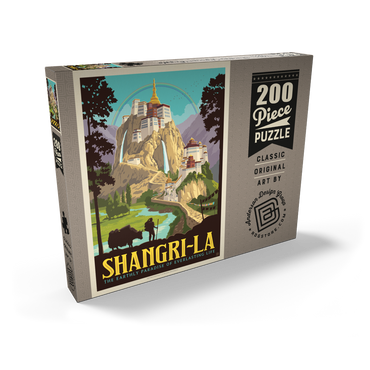 Darstellung des Puzzle Motivs Shangri La Mountain Paradise Serenity 200 Puzzle Schachtel Ansicht2