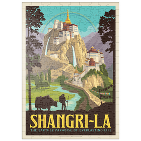 Darstellung des Puzzle Motivs Shangri-La – Bergparadies der Ruhe - Puzzleteile: 200