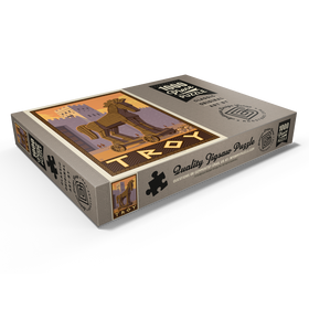 Darstellung des Puzzle Motivs Troja: Das Geschenk des Trojanischen Pferdes - Puzzleteile: 1000