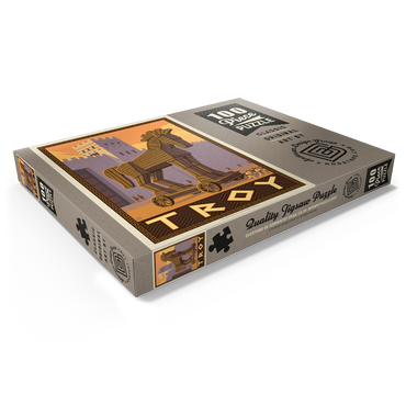 Darstellung des Puzzle Motivs Troy: Gift Of The Trojan Horse 100 Puzzle Schachtel Ansicht1