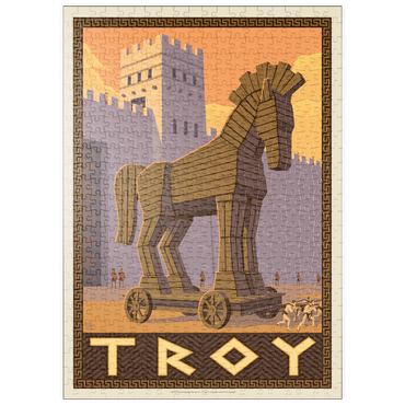 Darstellung des Puzzle Motivs puzzleplate Troy: Gift Of The Trojan Horse 500 Puzzle