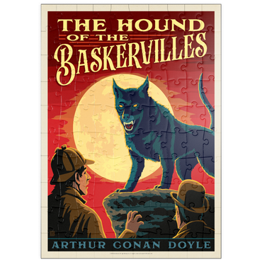 Darstellung des Puzzle Motivs puzzleplate The Hound Of The Baskervilles: Arthur Conan Doyle 100 Puzzle