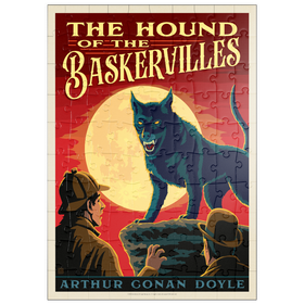 Darstellung des Puzzle Motivs Der Hund von Baskerville: Arthur Conan Doyle - Puzzleteile: 100