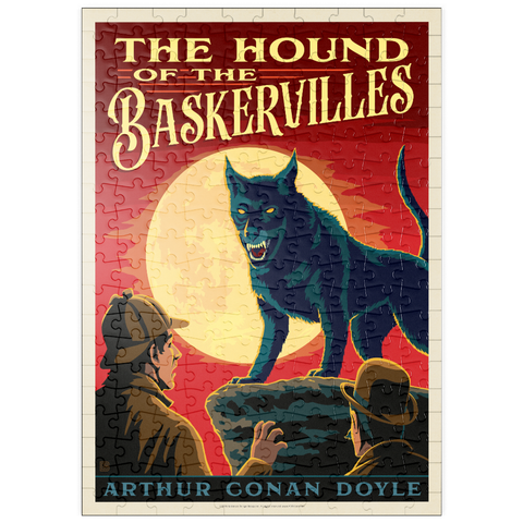 Darstellung des Puzzle Motivs Der Hund von Baskerville: Arthur Conan Doyle puzzleplate The Hound Of The Baskervilles: Arthur Conan Doyle 200 Puzzle