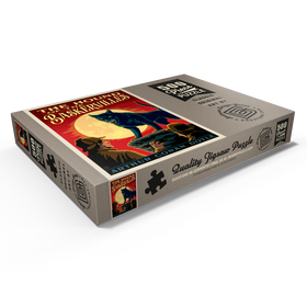 Alternative Darstellung des Puzzle-Motivs Der Hund von Baskerville: Arthur Conan Doyle – Puzzleteile: 500