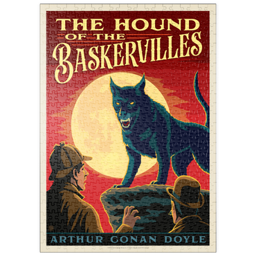 Darstellung des Puzzle Motivs puzzleplate The Hound Of The Baskervilles: Arthur Conan Doyle 500 Puzzle