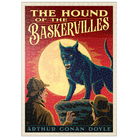 Darstellung des Puzzle Motivs Der Hund von Baskerville: Arthur Conan Doyle - Puzzleteile: 500