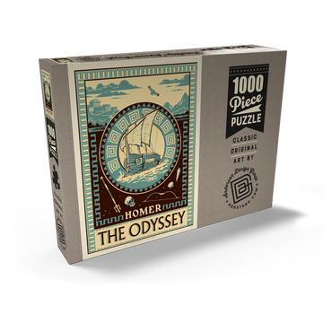 Darstellung des Puzzle Motivs The Odyssey: Homer 1000 Puzzle Schachtel Ansicht2