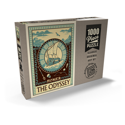 Darstellung des Puzzle Motivs Die Odyssee: Homer The Odyssey: Homer 1000 Puzzle Schachtel Ansicht2