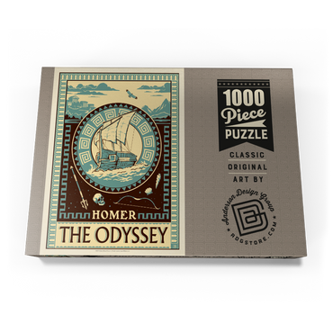 Darstellung des Puzzle Motivs The Odyssey: Homer 1000 Puzzle Schachtel Ansicht3