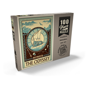 Darstellung des Puzzle Motivs The Odyssey: Homer 100 Puzzle Schachtel Ansicht2