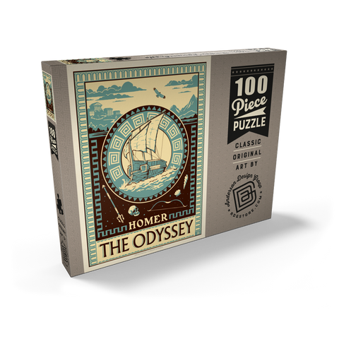 Darstellung des Puzzle Motivs Die Odyssee: Homer The Odyssey: Homer 100 Puzzle Schachtel Ansicht2