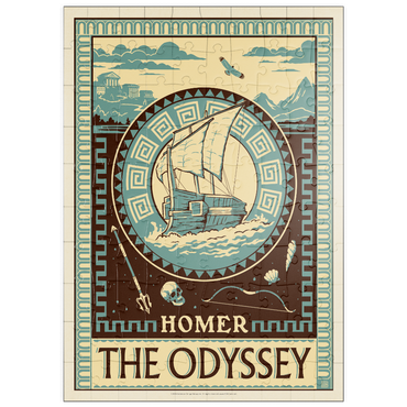 Darstellung des Puzzle Motivs puzzleplate The Odyssey: Homer 100 Puzzle