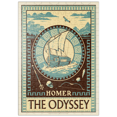Darstellung des Puzzle Motivs Die Odyssee: Homer puzzleplate The Odyssey: Homer 200 Puzzle
