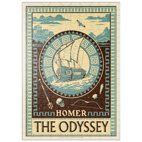 Darstellung des Puzzle Motivs Die Odyssee: Homer - Puzzleteile: 200