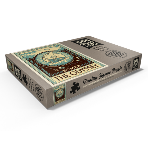 Darstellung des Puzzle Motivs Die Odyssee: Homer The Odyssey: Homer 500 Puzzle Schachtel Ansicht1
