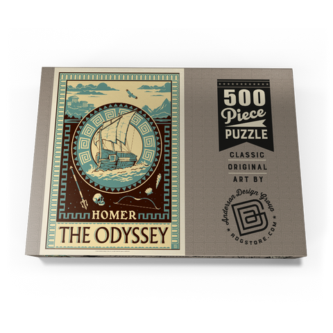 Darstellung des Puzzle Motivs Die Odyssee: Homer The Odyssey: Homer 500 Puzzle Schachtel Ansicht3