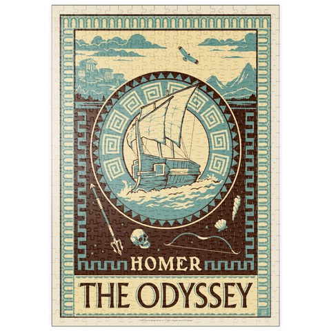 Darstellung des Puzzle Motivs Die Odyssee: Homer puzzleplate The Odyssey: Homer 500 Puzzle