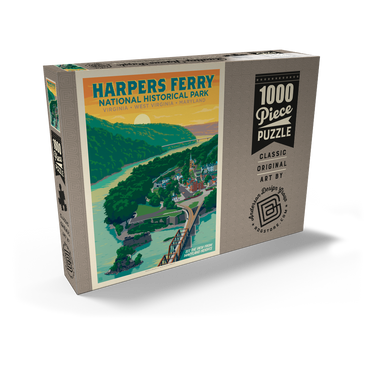 Darstellung des Puzzle Motivs Harpers Ferry National Historical Park: Maryland Heights 1000 Puzzle Schachtel Ansicht2