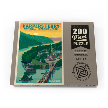 Darstellung des Puzzle Motivs Harpers Ferry National Historical Park: Maryland Heights 200 Puzzle Schachtel Ansicht3