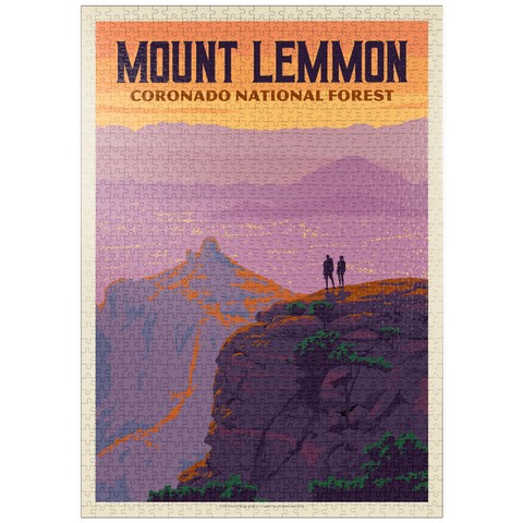 Darstellung des Puzzle Motivs Mount Lemmon: Coronado National Forest, Arizona puzzleplate Mount Lemmon: Coronado National Forest, AZ 1000 Puzzle