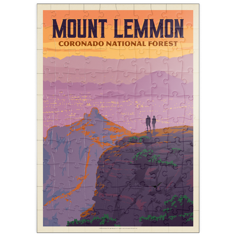 Darstellung des Puzzle Motivs Mount Lemmon: Coronado National Forest, Arizona puzzleplate Mount Lemmon: Coronado National Forest, AZ 100 Puzzle