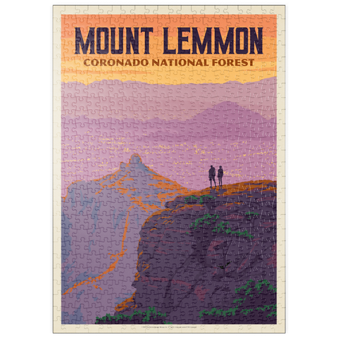 Darstellung des Puzzle Motivs Mount Lemmon: Coronado National Forest, Arizona puzzleplate Mount Lemmon: Coronado National Forest, AZ 500 Puzzle
