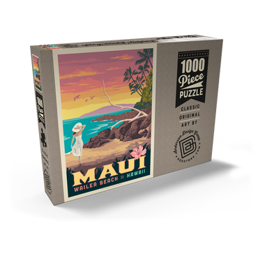 Darstellung des Puzzle Motivs Hawai'i: Maui (Wailea Beach) 1000 Puzzle Schachtel Ansicht2