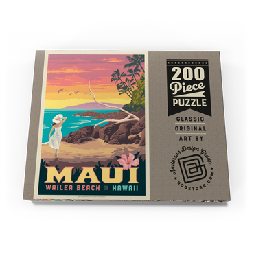 Darstellung des Puzzle Motivs Hawai'i: Maui (Wailea Beach) 200 Puzzle Schachtel Ansicht3