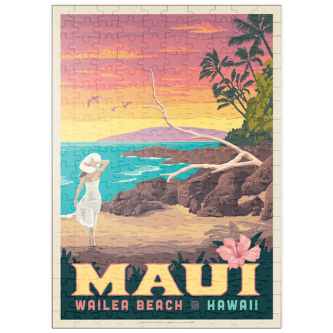 Darstellung des Puzzle Motivs Hawaii: Maui (Wailea Beach) puzzleplate Hawai'i: Maui (Wailea Beach) 200 Puzzle