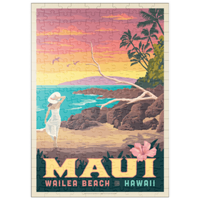 Darstellung des Puzzle Motivs Hawaii: Maui (Wailea Beach) - Puzzleteile: 200