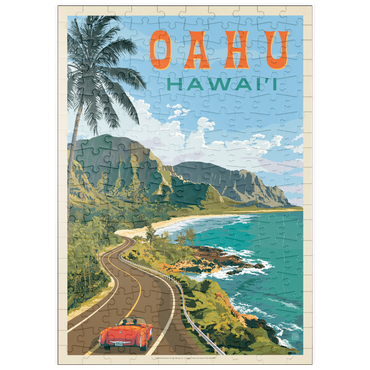 Darstellung des Puzzle Motivs puzzleplate Hawaii: Oahu (North Shore Drive) 200 Puzzle