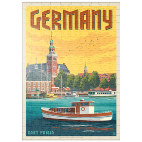 Darstellung des Puzzle Motivs Deutschland: Leer, Ostfriesland - Puzzleteile: 200