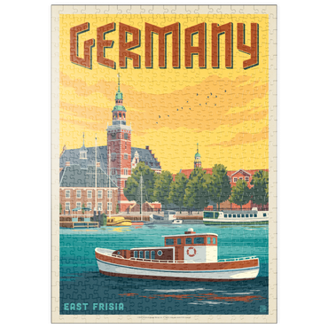Darstellung des Puzzle Motivs puzzleplate Germany: Leer, East Frisia 500 Puzzle