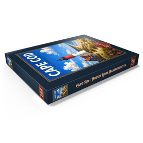 Alternative Darstellung des Puzzle-Motivs Cape Cod – Nauset Light, Massachusetts – Puzzleteile: 200