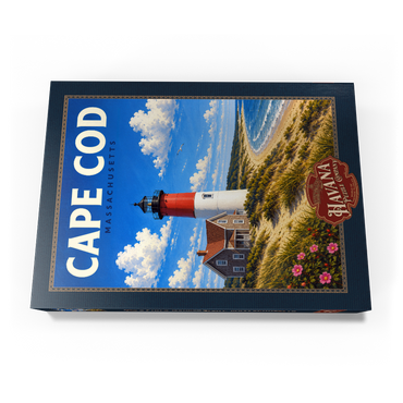 Darstellung des Puzzle Motivs Cape Cod – Nauset Light, Massachusetts 500 Puzzle Schachtel Ansicht3