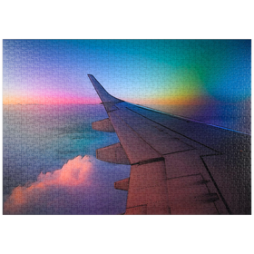 Darstellung des Puzzle-Motivs Colorful Sky – Puzzleteile: 1000