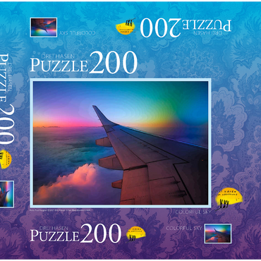 Colorful Sky 200 Puzzle Schachtel 3D Modell