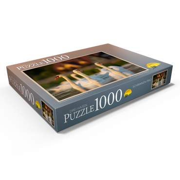 Schwanen-Trio 1000 Puzzle Schachtel Ansicht1