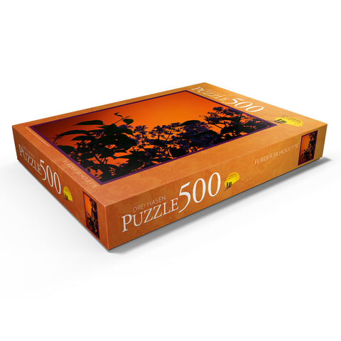 Flieder Silhouette 500 Puzzle Schachtel Ansicht1